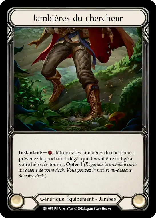 Jambières du chercheur — Outsiders — Flesh and Blood