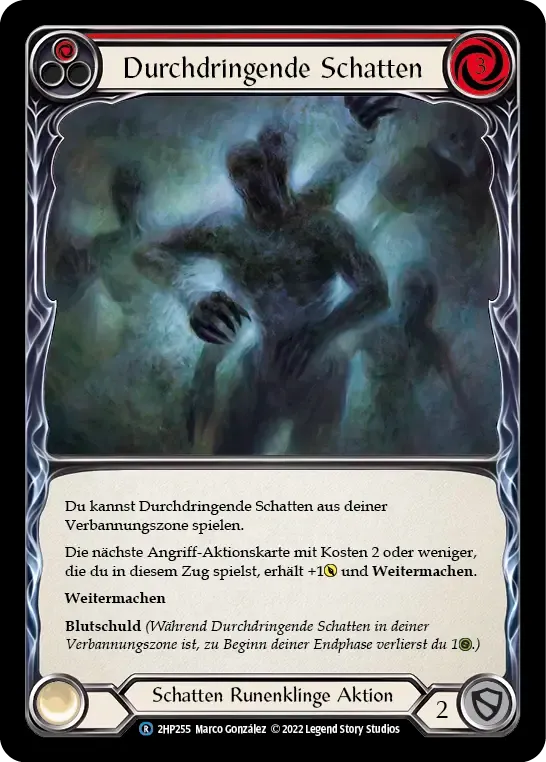 Seeping Shadows (Red) — History Pack 2 - Black Label — Flesh and Blood