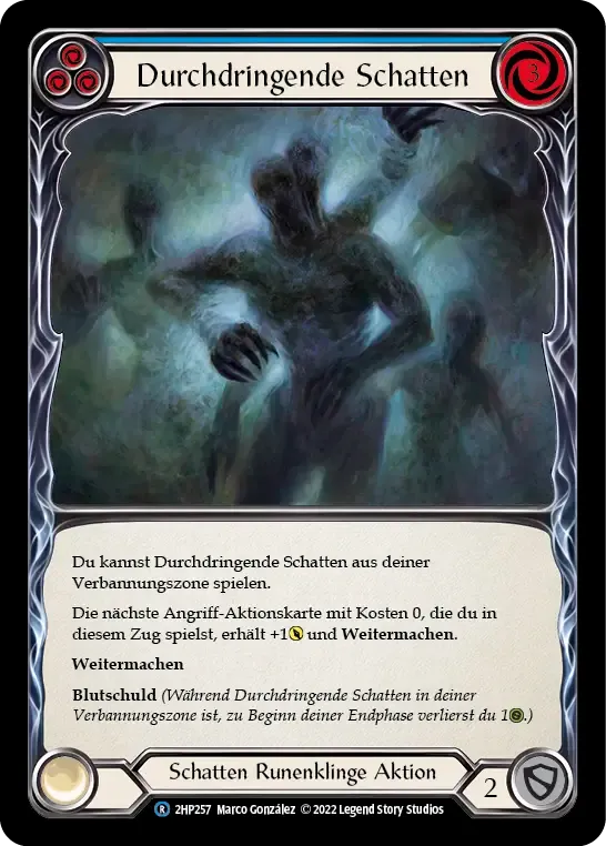 Seeping Shadows (Blue) — History Pack 2 - Black Label — Flesh and Blood
