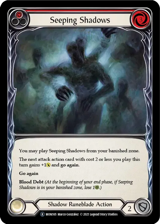Seeping Shadows (Red) from Monarch - Unlimited - Flesh and Blood