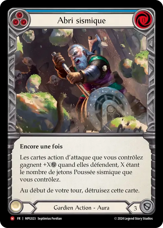 Abri sismique — Mastery Pack Guardian — Flesh and Blood