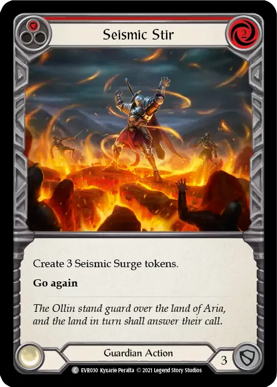 Seismic Stir (Red) — Everfest — Flesh and Blood