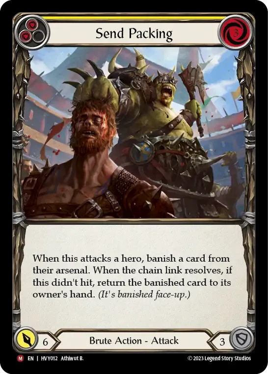 Send Packing — Heavy Hitters — Flesh and Blood