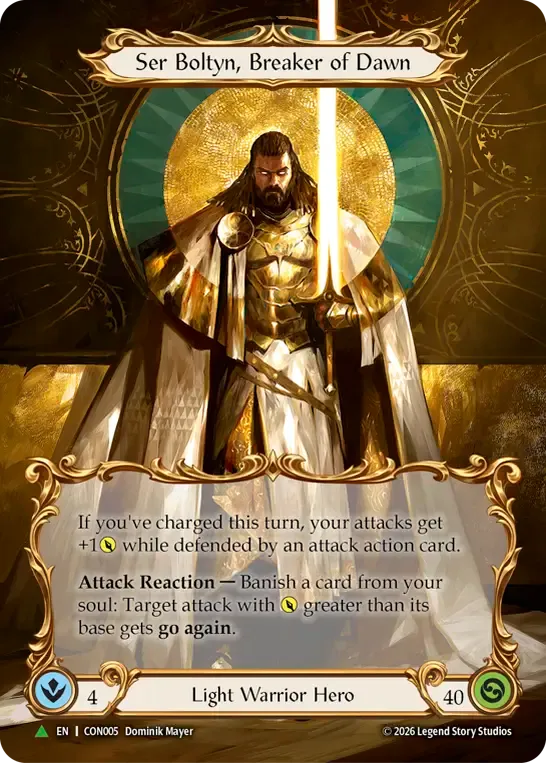 Ser Boltyn, Breaker of Dawn — Flesh and Blood: Promo Cards — Flesh and Blood