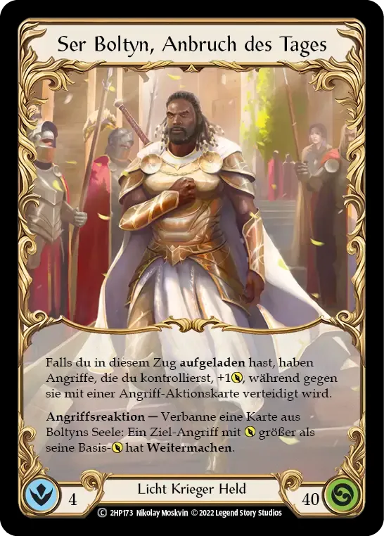 Ser Boltyn, briseur d’aube — History Pack 2 - Black Label — Flesh and Blood