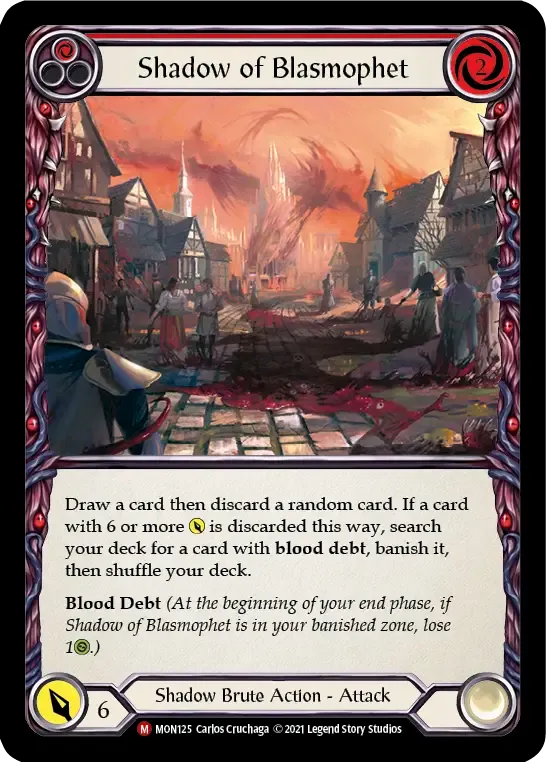 Shadow of Blasmophet from Monarch - Flesh and Blood