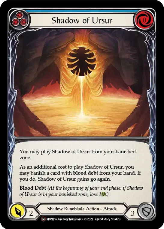 Shadow of Ursur from Monarch - Unlimited - Flesh and Blood