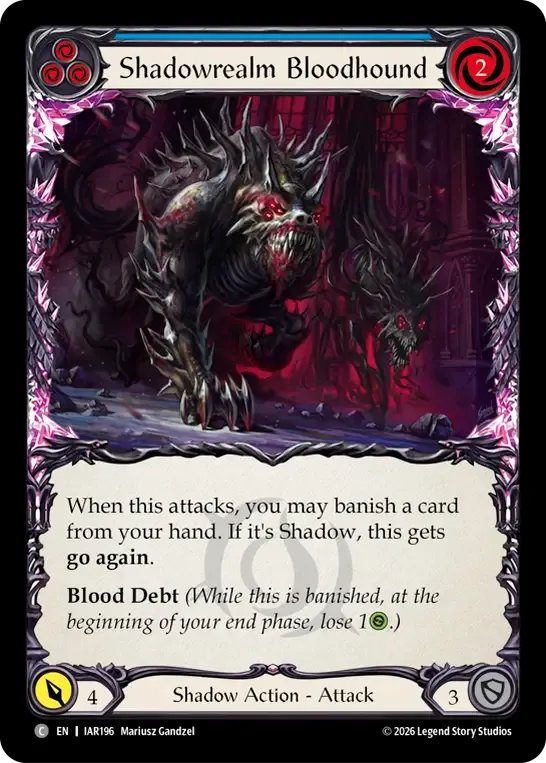Limier du Royaume des ombres — Usurp the Shadow Throne — Flesh and Blood
