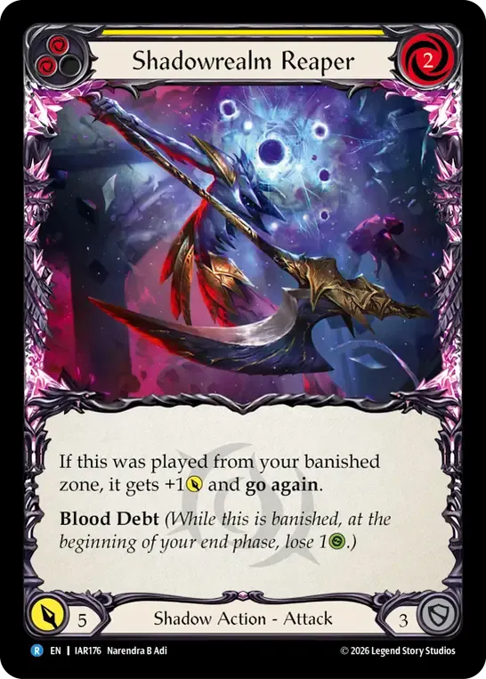 Faucheur du Royaume des ombres — Usurp the Shadow Throne — Flesh and Blood