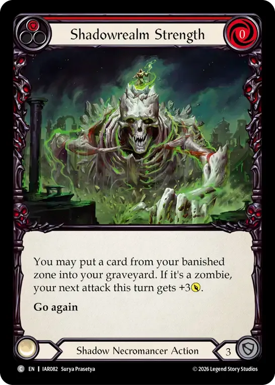 Force du Royaume des ombres — Usurp the Shadow Throne — Flesh and Blood
