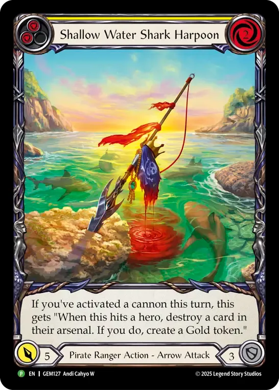 Shallow Water Shark Harpoon — Flesh and Blood: Promo Cards — Flesh and Blood