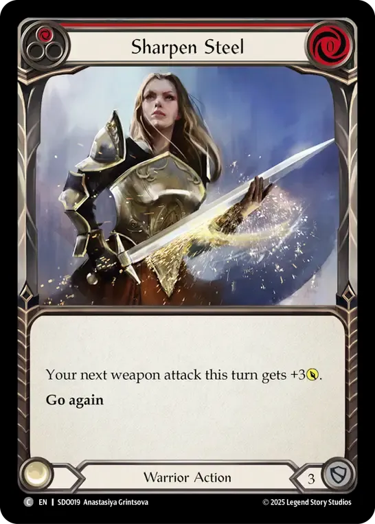 Sharpen Steel (Red) — Silver Age Chapter 2 - Dorinthea — Flesh and Blood