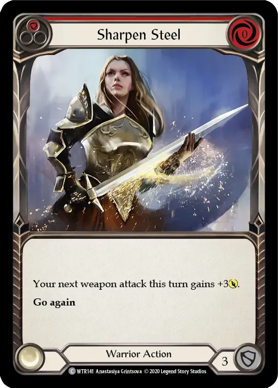 Sharpen Steel (Red) — Welcome to Rathe - Unlimited — Flesh and Blood