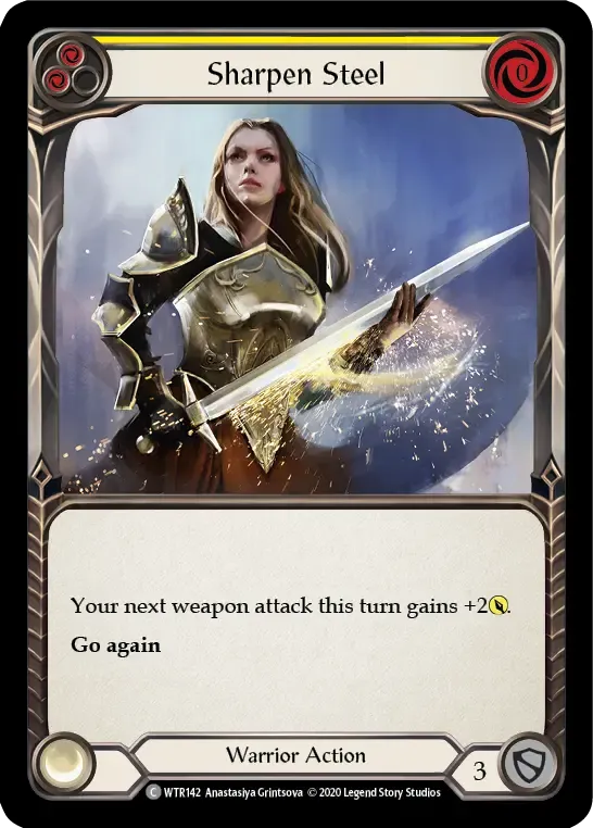 Sharpen Steel (Yellow) — Welcome to Rathe - Unlimited — Flesh and Blood