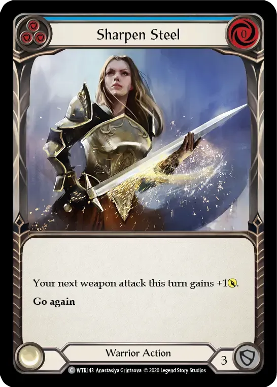 Sharpen Steel (Blue) — Welcome to Rathe - Unlimited — Flesh and Blood