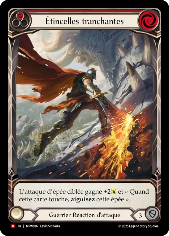 Étincelles tranchantes — Mastery Pack Warrior — Flesh and Blood