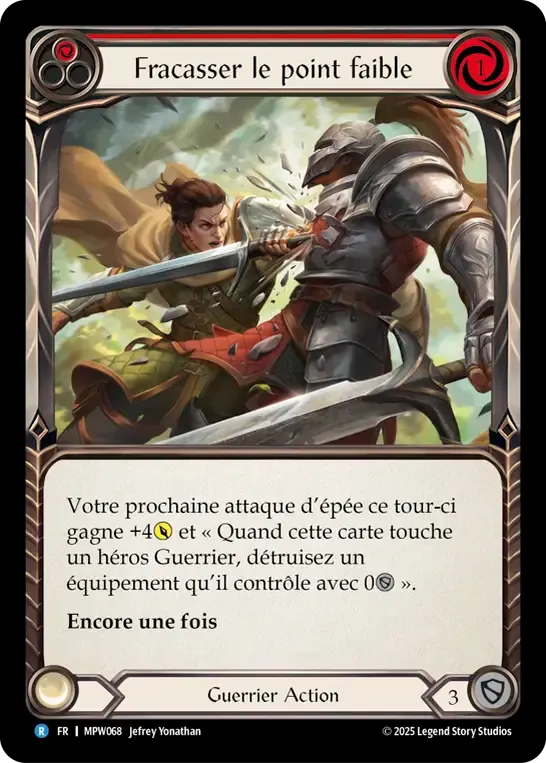 Fracasser le point faible — Mastery Pack Warrior — Flesh and Blood