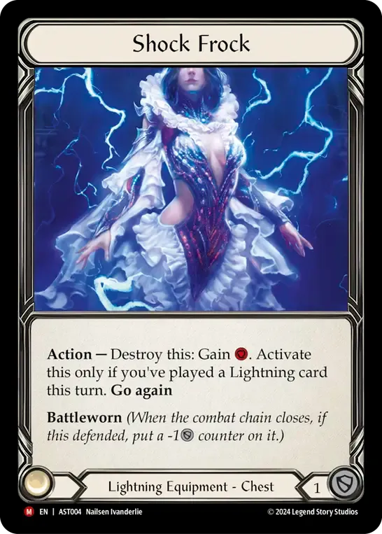 Claquettes zap — Armory Deck - Aurora, Shooting Star — Flesh and Blood