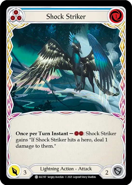 Shock Striker (Blue) — Tales of Aria — Flesh and Blood