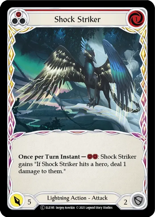 Shock Striker (Red) — Tales of Aria - Unlimited — Flesh and Blood