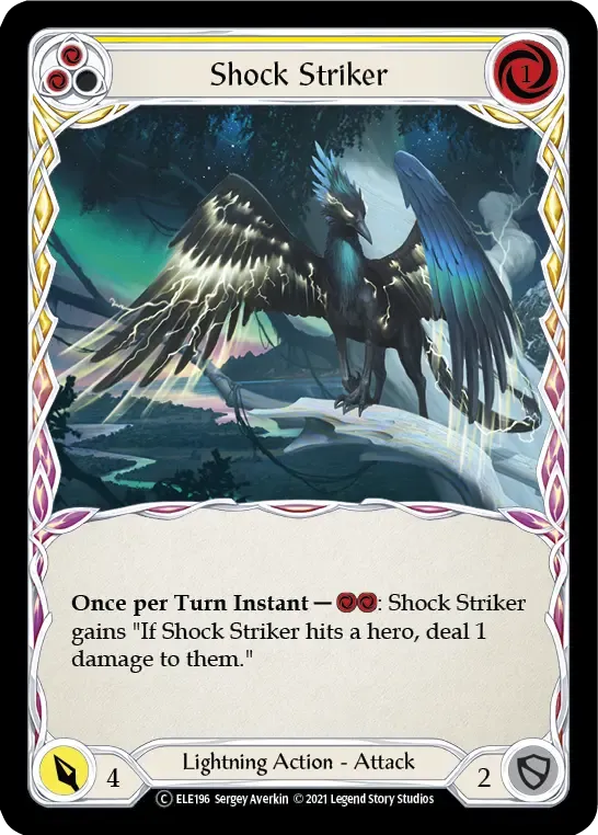 Shock Striker (Yellow) — Tales of Aria - Unlimited — Flesh and Blood