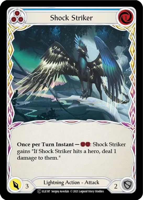 Shock Striker (Blue) — Tales of Aria - Unlimited — Flesh and Blood