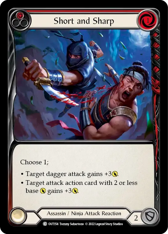 Short and Sharp (Red) — Outsiders — Flesh and Blood