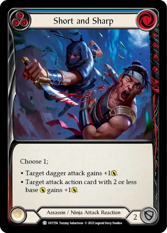 Short and Sharp (Blue) — Outsiders — Flesh and Blood