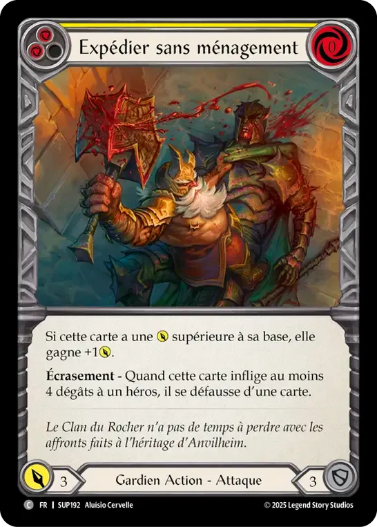 Expédier sans ménagement — Super Slam — Flesh and Blood