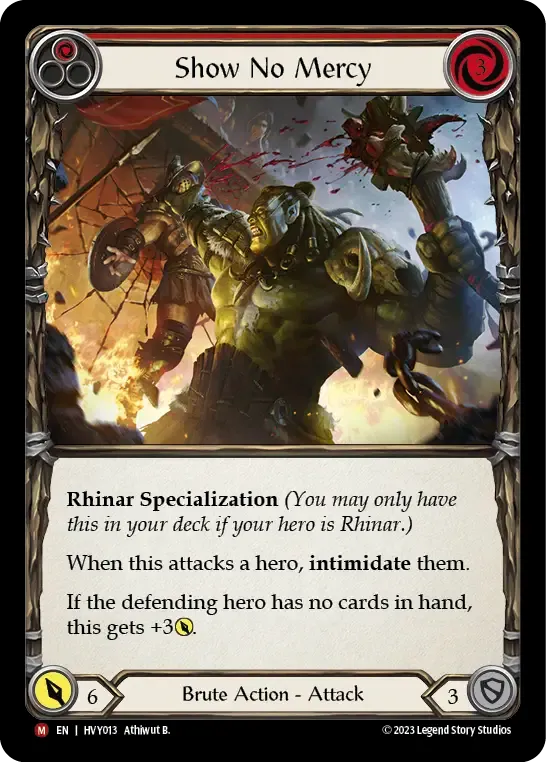 Aucune pitié — Heavy Hitters — Flesh and Blood