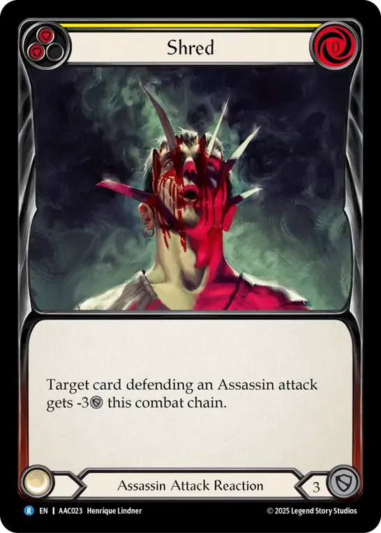 Mettre en pièces — Armory Deck - Arakni, 5L!p3d 7hRu 7h3 cR4X — Flesh and Blood