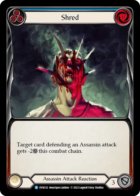 Shred (Blue) — Dynasty — Flesh and Blood