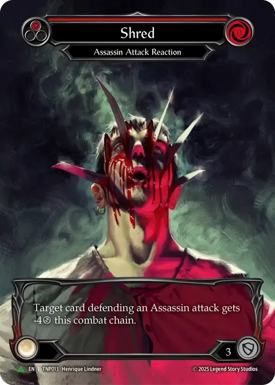 Shred (Red) — Flesh and Blood: Promo Cards — Flesh and Blood
