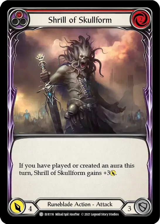 Shrill of Skullform (Red) — Everfest — Flesh and Blood
