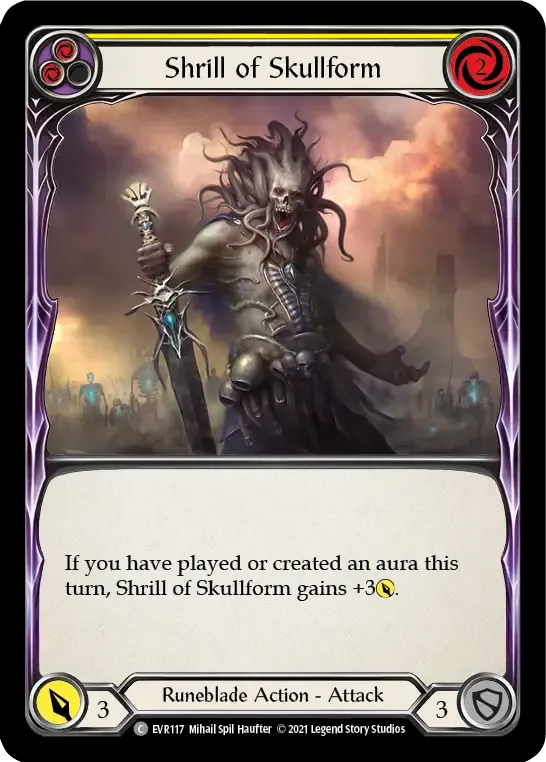 Shrill of Skullform (Yellow) — Everfest — Flesh and Blood