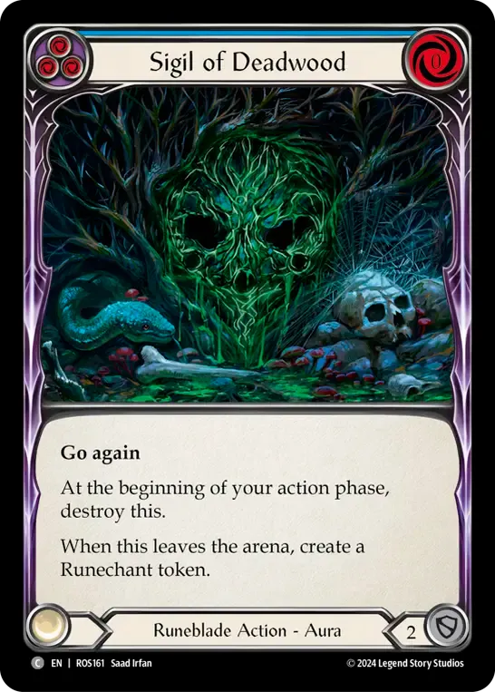Sigil of Deadwood (Blue) from Rosetta - Flesh and Blood