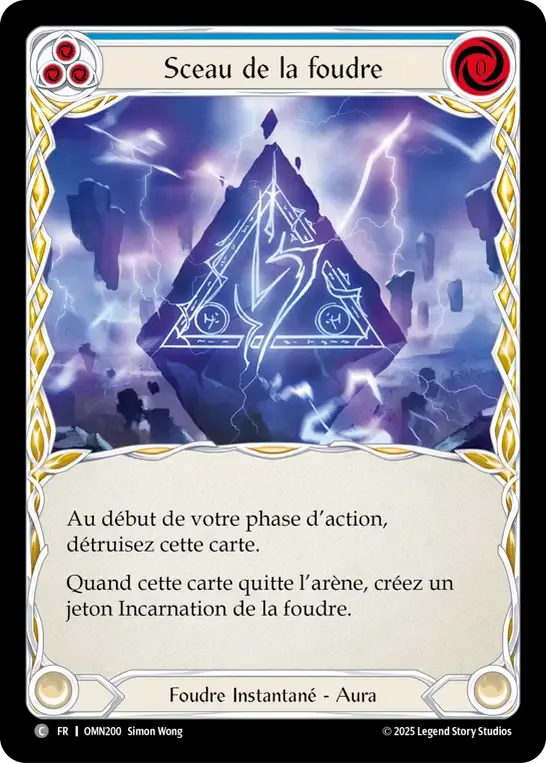 Sceau de la foudre — Omens of the Third Age — Flesh and Blood