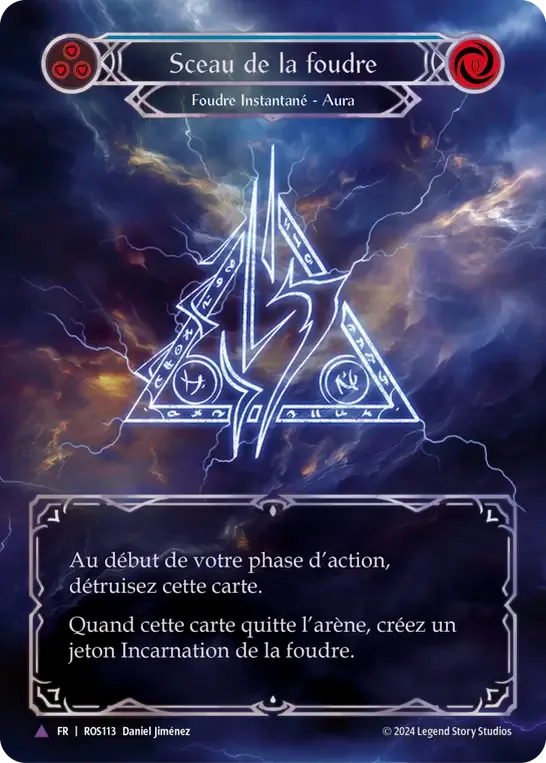 Sceau de la foudre — Rosetta — Flesh and Blood