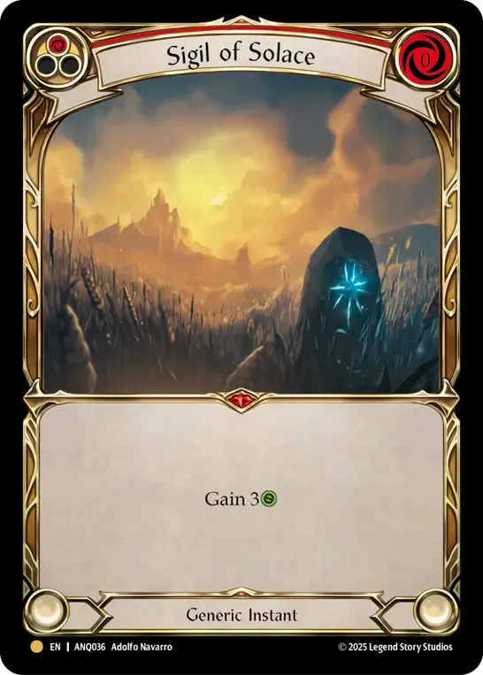 Sigil of Solace (Red) — Compendium of Rathe - Antiquity Pack — Flesh and Blood