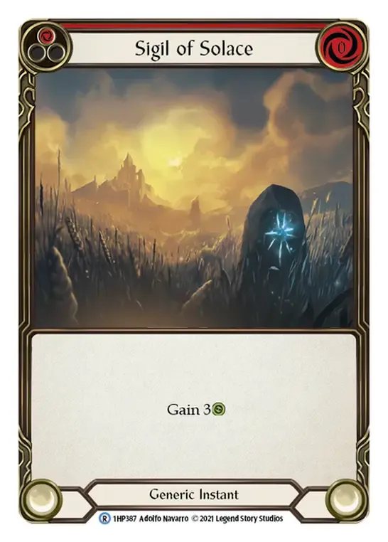 Sigil of Solace (Red) — History Pack 1 — Flesh and Blood