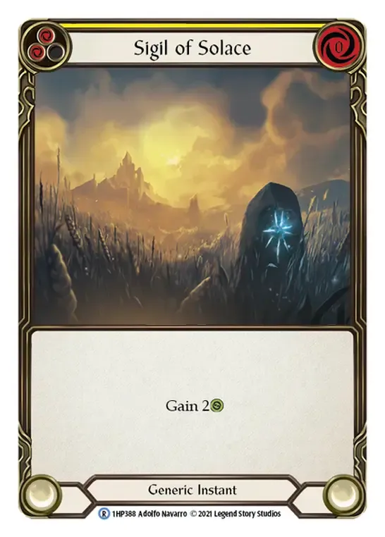 Sigil of Solace (Yellow) — History Pack 1 — Flesh and Blood