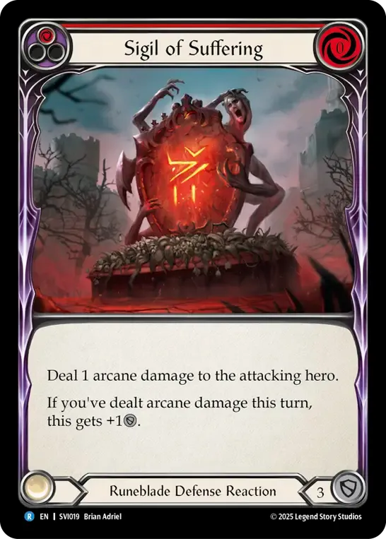 Sigil of Suffering (Red) — Silver Age Chapter 1 - Viserai — Flesh and Blood