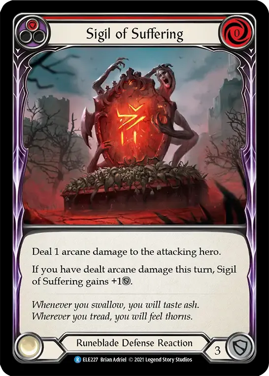 Sigil of Suffering (Red) — Tales of Aria — Flesh and Blood