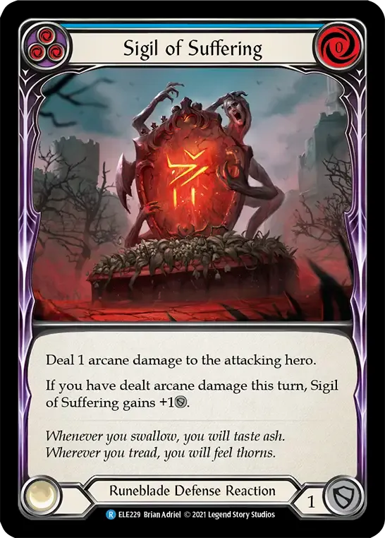 Sigil of Suffering (Blue) — Tales of Aria — Flesh and Blood