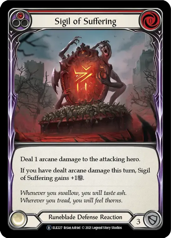 Sigil of Suffering (Red) — Tales of Aria - Unlimited — Flesh and Blood