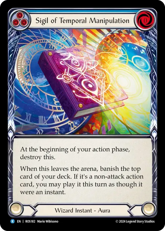 Sigil of Temporal Manipulation (Blue) — Rosetta — Flesh and Blood