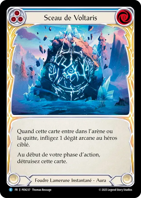 Sigil of Voltaris (Blue) — Compendium of Rathe — Flesh and Blood