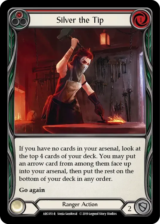 Silver the Tip (Red) — Arcane Rising — Flesh and Blood
