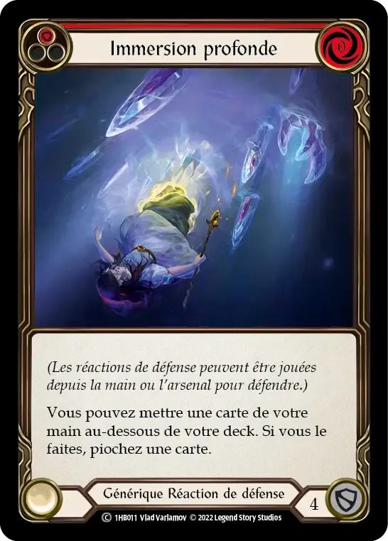 Immersion profonde — Bravo - Blitz Deck — Flesh and Blood