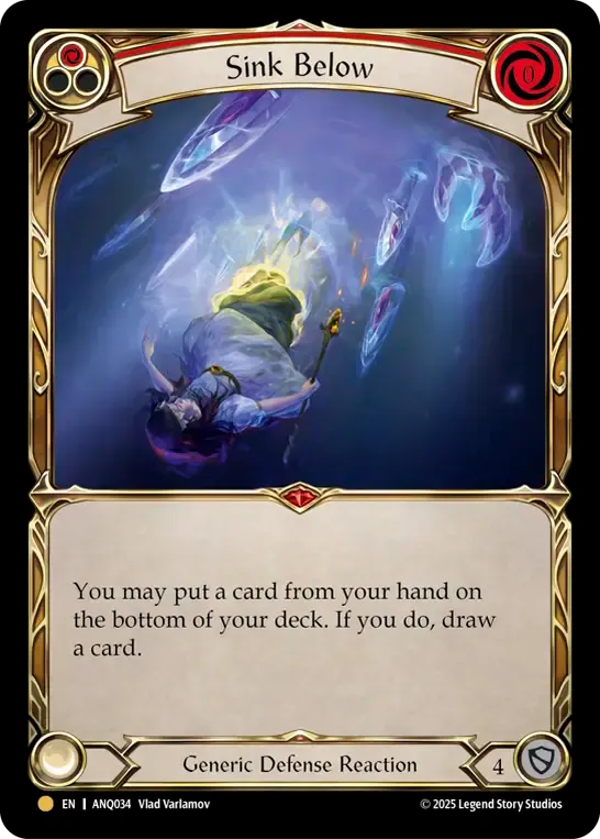Sink Below (Red) — Compendium of Rathe - Antiquity Pack — Flesh and Blood